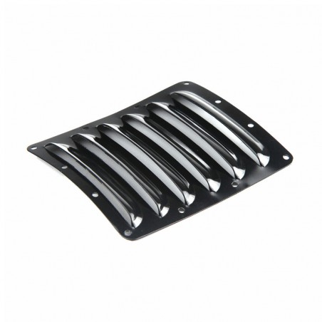 REJILLA VENTILACION ALUMINIO 75X60MM NEGRO