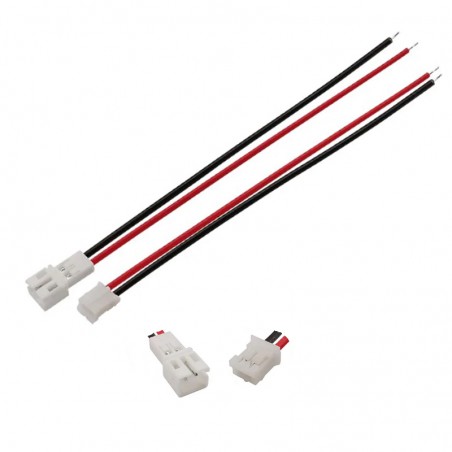CONECTOR PH 2MM CON CABLE 10CM PAREJA