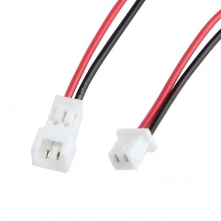 CONECTOR MICRO JST 1.25MM CON CABLE 10CM PAREJA