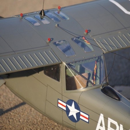 Avion L-19 Cessna Bird Dog Verde Oliva (1700mm) VQ model