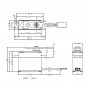 SERVO MINI DIGITAL MD250MW HITEC (Cabeza 25T)