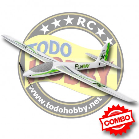 COMBO TODOHOBBY AVION FUNRAY MULTIPLEX