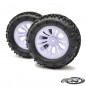 RUEDAS COMPLETAS TRUGGY 1/10 BLANCA (PAREJA)