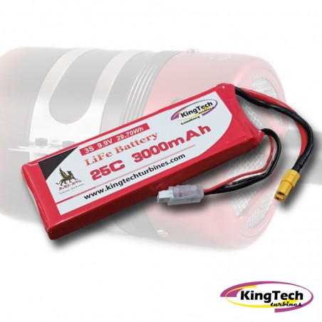 BATERIA LIFE 3S 3000MAH 25C KINGTECH