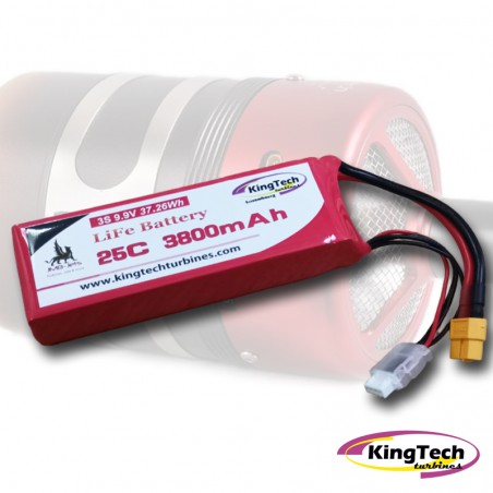 BATERIA LIFE 3S 3800MAH 25C KINGTECH