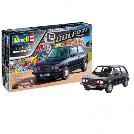 MAQUETA VOLKSWAGEN GOLF GTI PIRELLI 1:24 REVELL