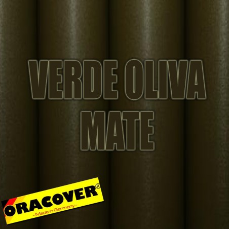 ORACOVER VERDE OLIVA MATE (1 metro)