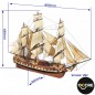 BARCO FRAGATA DIANA 1:85 OCCRE (850mm)