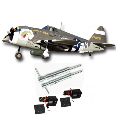 AVION P-47 TOUCH OF TEXAS 46/55 VQ MODEL CON TREN ELECTRICO
