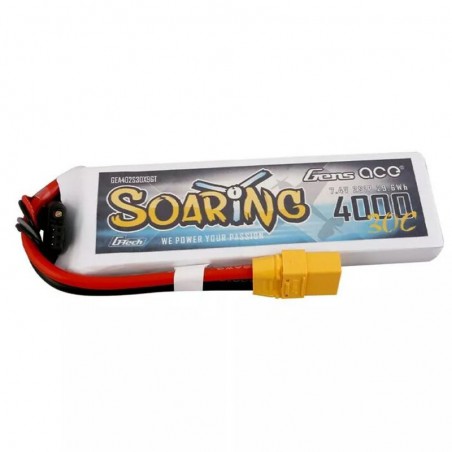 BATERIA LIPO 7.4V 4000mAh 30C SOARING XT90