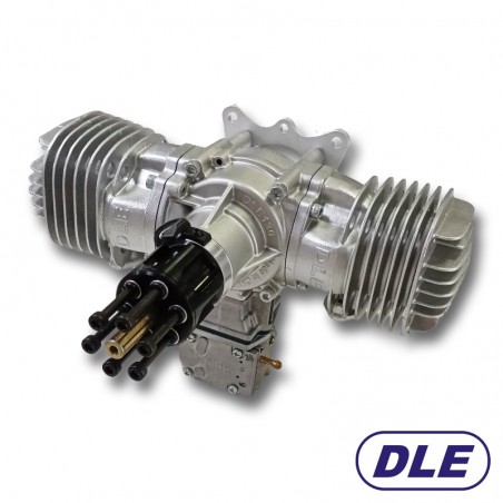 MOTOR DLE 130 V2 BICILINDRICO (Nueva versión 2025 carburador Walbro)