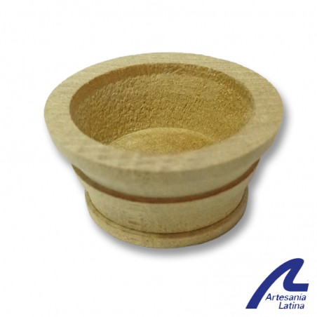 COFA MADERA DE HAYA 37X20mm (1 unidad) ARTESANIA LATINA