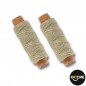 HILO CRUDO 0.15mm OCCRE (25 Metros) 2 BOBINAS