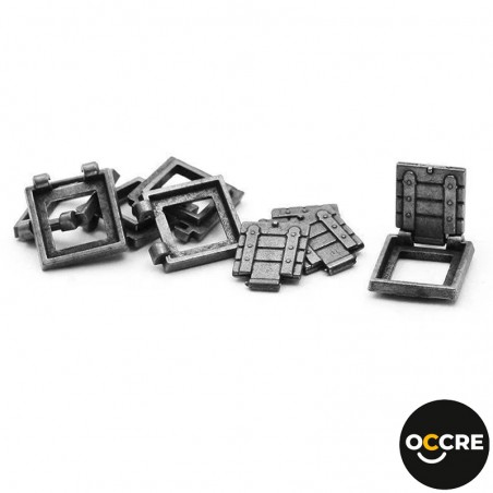 TRONERA 9X9mm OCCRE (3 unidades)