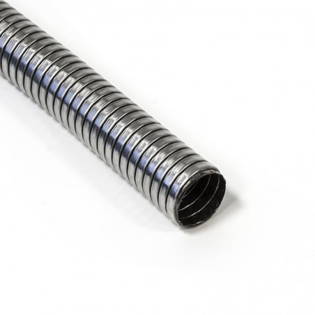 TUBO ACERO FLEXIBLE 20mm (Longitud 10cm)