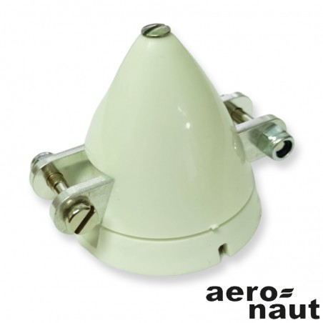 CONO 36mm BLANCO CON MULETA Y ADAPTADOR EJE 5mm