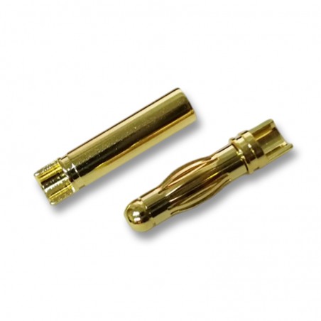 CONECTOR ORO 4mm (1 pareja)