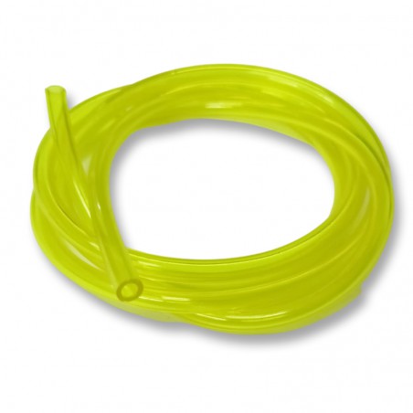 TUBO COMBUSTIBLE GASOLINA 5x3mm AMARILLO (1 metro)