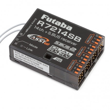 RECEPTOR FUTABA R7214SB FASSTEST DUAL RX LINK (14 canales)