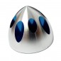 CONO DLE30/35/55/60/61 40MM ALUMINIO AZUL MIRACLE CONO DLE30/35/55/60/61 40MM ALUMINIO AZUL MIRACLE