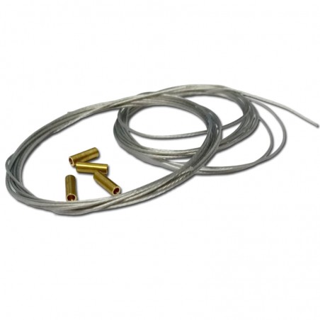 CABLE ACERO 1500mm MIRACLE (2 unidades)