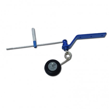 PATIN COLA ALUMINIO AVION 26-50cc AZUL MIRACLE