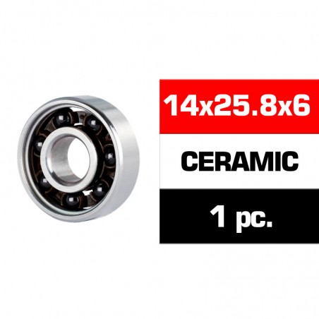 RODAMIENTO 14X25.8X6 TRASERO CERAMICO (UR, NOVA)