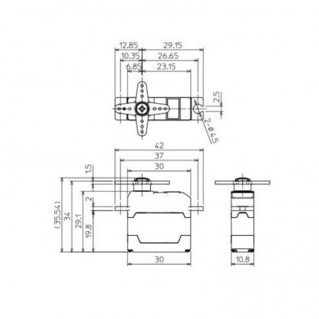SERVO DIGITAL FUTABA MINI S3174SV