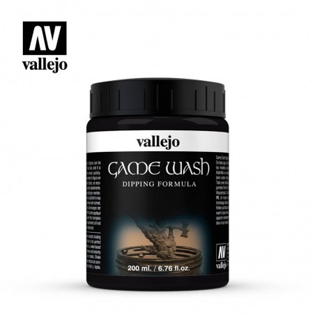 LAVADO NEGRO 200ML GAME COLOR VALLEJO