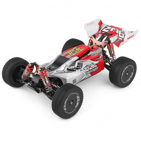 COCHE BUGGY RC 144001 WLTOYS 1/14 ROJO (Con bateria y cargador) 60Km/h