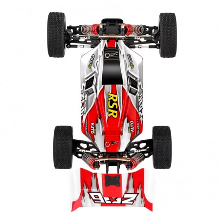 COCHE BUGGY RC 144001 WLTOYS 1/14 ROJO (Con bateria y cargador) 60Km/h