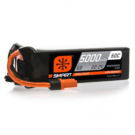 BATERIA LIPO SPEKTRUM Smart LiPo 22.2V 5000mAh 6S 50C IC5