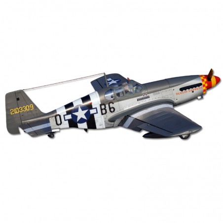 AVION MUSTANG P-51B Berlin Express VQ MODEL ARF (1478mm)
