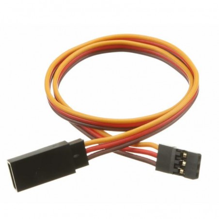 PROLONGADOR SERVO 30cm CONECTOR FUTABA (Seccion 60 color cables JR)