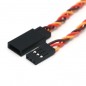 PROLONGADOR SERVO 75cm TRENZADO CONECTOR FUTABA (Sección 60 Color cables JR) PROLONGADOR SERVO 75cm TRENZADO CONECTOR FUTABA (Sección 60 Color cables JR)