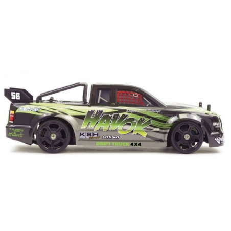 COCHE HAVOK DRIFT TRUCK AMARILLO NEON 1/14 FTX (Con batería y cargador)