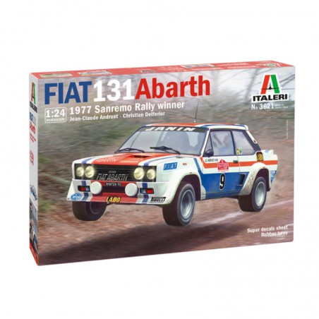 COCHE FIAT 131 ABARTH SANREMO RALLY 1:24 ITALERI