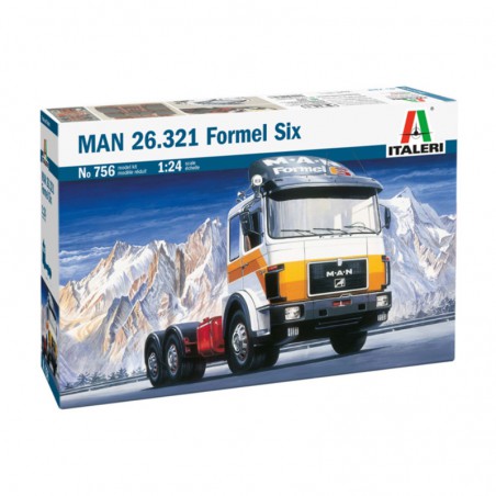 CAMION MAN ITALERI 26.321 FORMEL SIX 1:24
