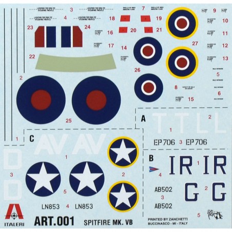 AVION SPITFIRE Mk. Vb 1:72 REVELL