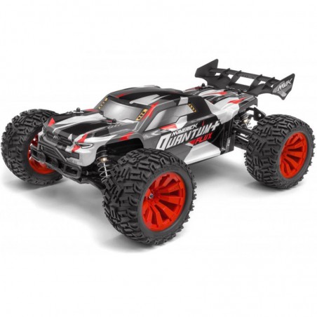COCHE QUANTUM XT + FLUX 1/10XL MAVERICK ROJO (COMBO COMPLETO) 80Km/h