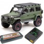 COCHE RC CRAWLER  CR4.4 WOLF VERDE MATE (COMBO COMPLETO)