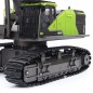 EXCAVADORA HUINA 1593 1/14 VERDE 2,4GHZ PALA METAL