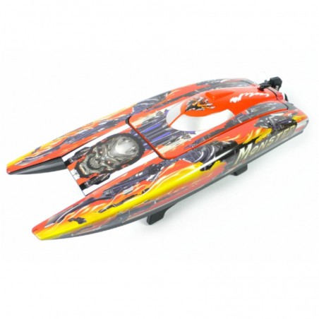 LANCHA CATAMARAN MONSTER JOYSWAY BRUSHLESS 570mm (Con Batería y cargador)
