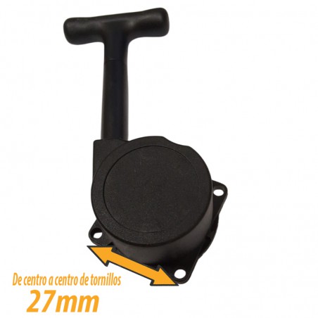 TIRADOR MOTOR STANDARD NITRO (27mm entre agujeros para hexagono 12mm)