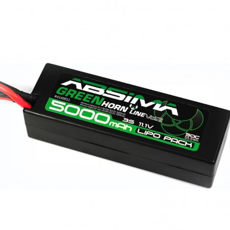 BATERIA LIPO 11.1V 5000MAH 50C GREENHORN (Conector Tipo T)