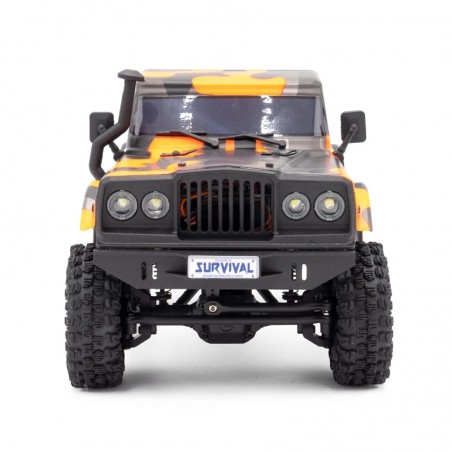 COCHE CRAWLER 1/18 CRX18 NARANJA HOBBYTECH (Con batería y cargador)