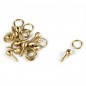 ANILLA LATON CON PERNO 4mm AMATI (10 Unidades)