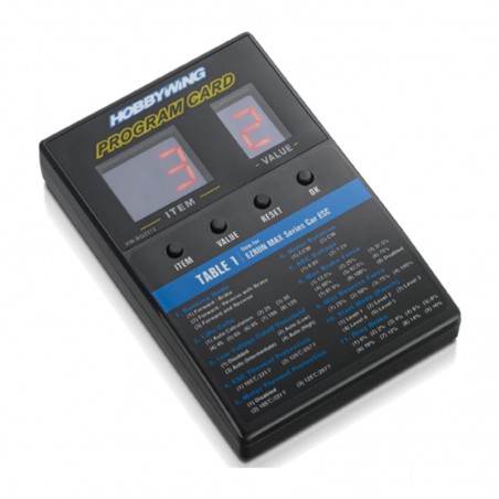 TARJETA PROGRAMACION LCD HOBBYWING