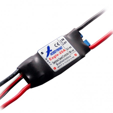 VARIADOR ESCOBILLAS EAGLE 20A HOBBYWING