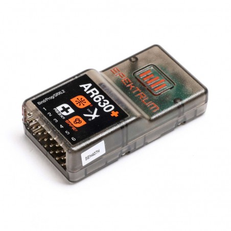 RECEPTOR SPEKTRUM AR630+ AS3X y SAFE 6 canales